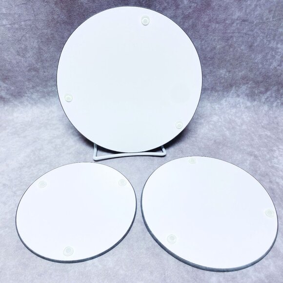 Temp-Tations Old World Blue Pattern Ceramic Trivets Set Of 3 - Picture 5 of 8